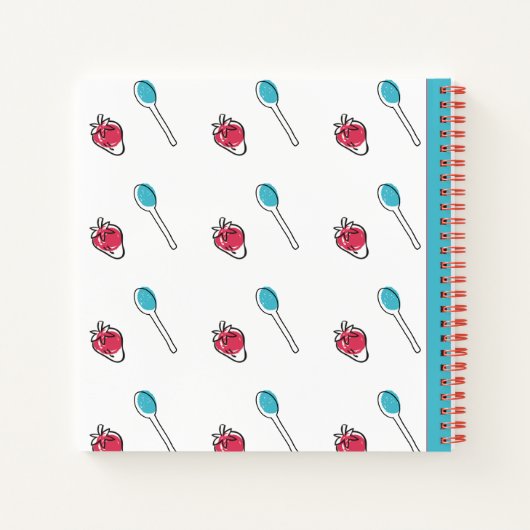 パーソナライズされたレシピブック(写真の追加) ノートブック (裏面)