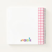 パーソナライズされたレシピブック（写真） ノートブック (裏面)