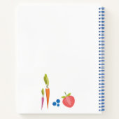 パーソナライズされたレシピ履歴（写真の追加） ノートブック (裏面)