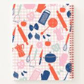 パーソナライズされたレシピ書子供へ ノートブック (裏面)