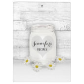 パーソナライズされたレシピ クリップボード (裏面)