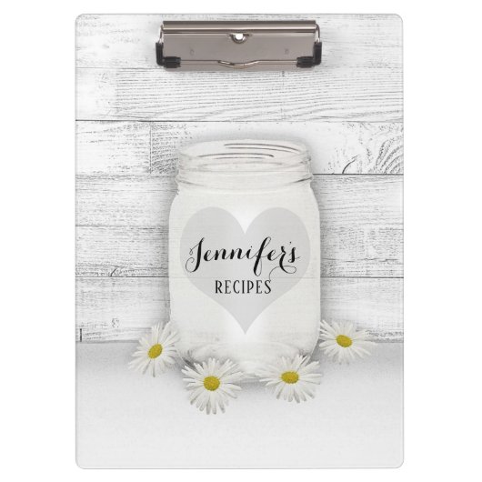 パーソナライズされたレシピ クリップボード (正面)