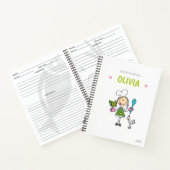 パーソナライズされたレシピ ノートブック (内部)