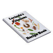 パーソナライズされたレシピ ノートブック (右側)