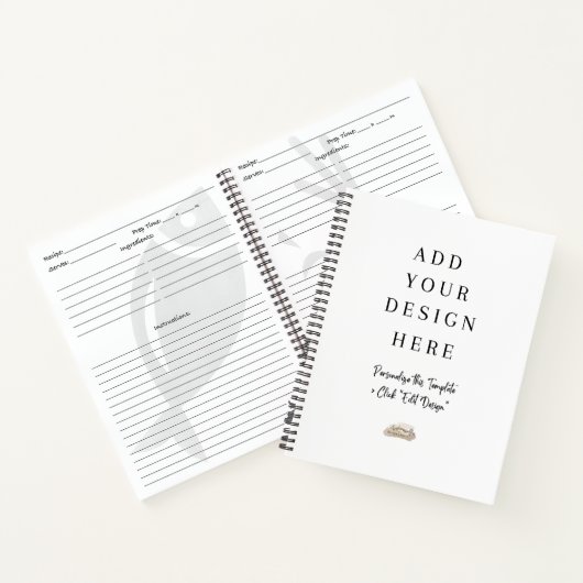 パーソナライズされたレシピ ノートブック (内部)