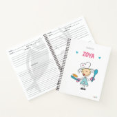 パーソナライズされたレシピ ノートブック (内部)