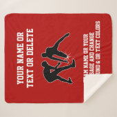 パーソナライズされたレスリングの贈与者 シェルパブランケット (正面(横))