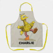 パーソナライズされたレトロアートビッグバード エプロン (正面)