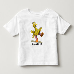 パーソナライズされたレトロアートビッグバード トドラーTシャツ