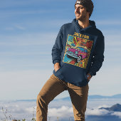 パーソナライズされたレトロカスタマイズポップ・アートの可能なアートカーラバー パーカ