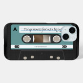 パーソナライズされたレトロカセットMixtape 80s iPodケース Case-Mate iPhoneケース (裏面 (横))