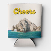 パーソナライズされたレトロカ結婚ボ応援クーラーボックス 缶クーラー (正面)