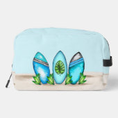 パーソナライズされたレトロサーフボード ドップキット (裏面)