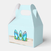 パーソナライズされたレトロサーフボード フェイバーボックス (裏面サイド)