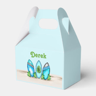 パーソナライズされたレトロサーフボード フェイバーボックス