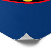 パーソナライズされたレトロダイナーサインウォールアートポスター ポスター (角)