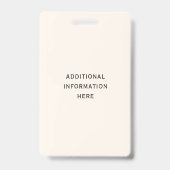 パーソナライズされたレトロナース バッジ (裏面)