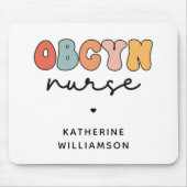 パーソナライズされたレトロナース マウスパッド (正面)