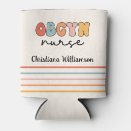 パーソナライズされたレトロナース 缶クーラー