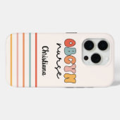 パーソナライズされたレトロナース Case-Mate iPhoneケース (裏面 (横))