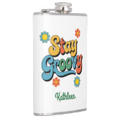 パーソナライズされたレトロビニ包まれたルフラスコ フラスク (右)