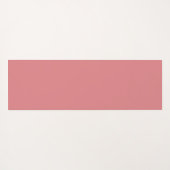 パーソナライズされたレトロボホ市松模様にパターンPink ヨガマット (裏面(横))