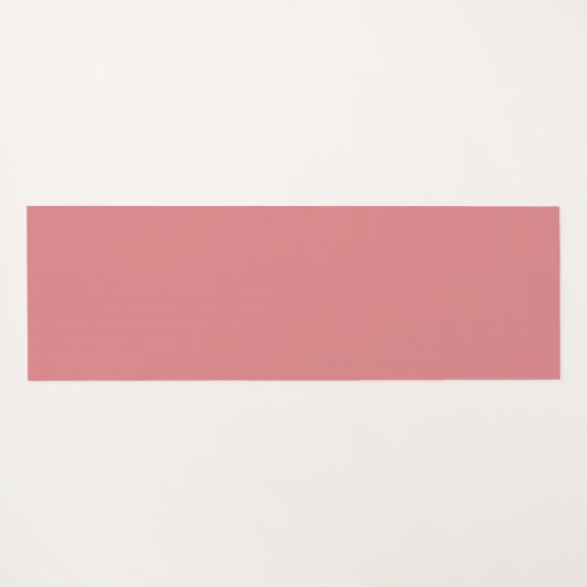 パーソナライズされたレトロボホ市松模様にパターンPink ヨガマット (裏面(横))