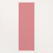 パーソナライズされたレトロボホ市松模様にパターンPink ヨガマット (裏面)