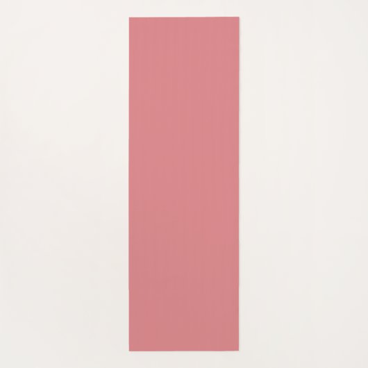 パーソナライズされたレトロボホ市松模様にパターンPink ヨガマット (裏面)