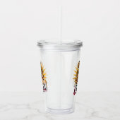 パーソナライズされたレトロマポップ・アートのマアート1 アクリルタンブラー (右)