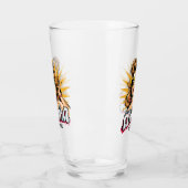 パーソナライズされたレトロマポップ・アートのマアート1 タンブラーグラス (左)