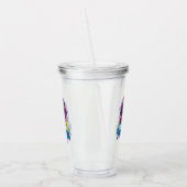パーソナライズされたレトロマポップ・アートのマアート(11) アクリルタンブラー (左)