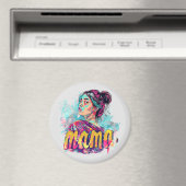 パーソナライズされたレトロマポップ・アートのマアート(13) マグネット (インサイチュ (食洗機))