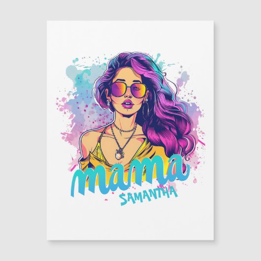 パーソナライズされたレトロマポップ・アートのマアート(15) (正面)