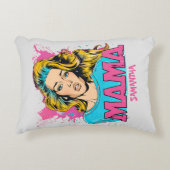 パーソナライズされたレトロマポップ・アートのマアート(20) アクセントクッション (正面)