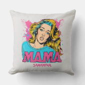 パーソナライズされたレトロマポップ・アートのマアート(20) クッション (正面)