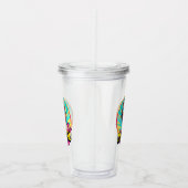 パーソナライズされたレトロマポップ・アートのマアート(3) アクリルタンブラー (右)