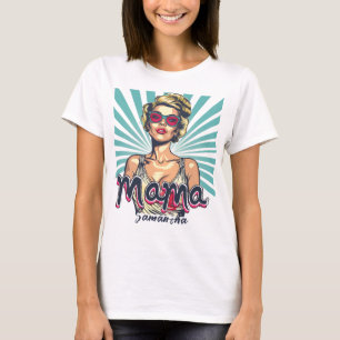 パーソナライズされたレトロマポップ・アートのマアート(7) Tシャツ