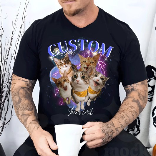 パーソナライズされたレトロヴィンテージおもしろいラップの Tシャツ