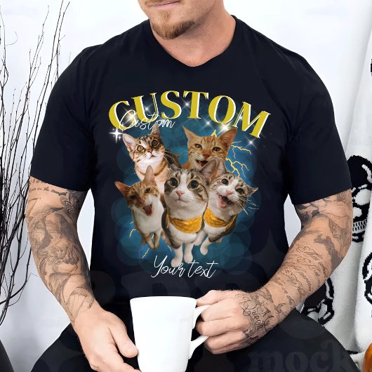 パーソナライズされたレトロヴィンテージおもしろいラップの Tシャツ