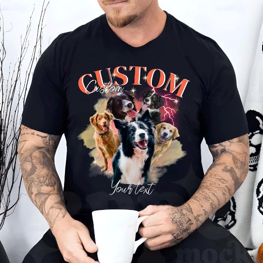 パーソナライズされたレトロヴィンテージおもしろいラップの Tシャツ