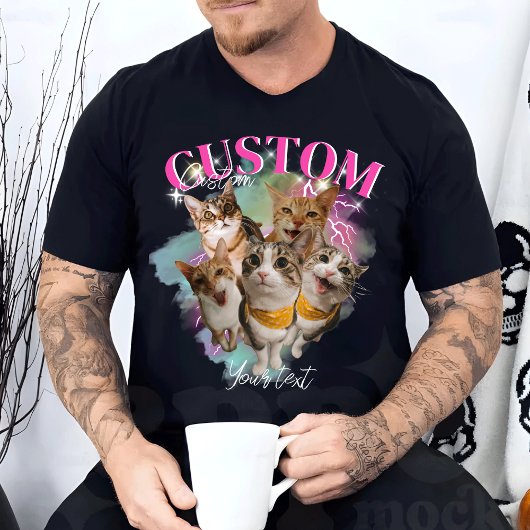 パーソナライズされたレトロヴィンテージおもしろいラップの Tシャツ