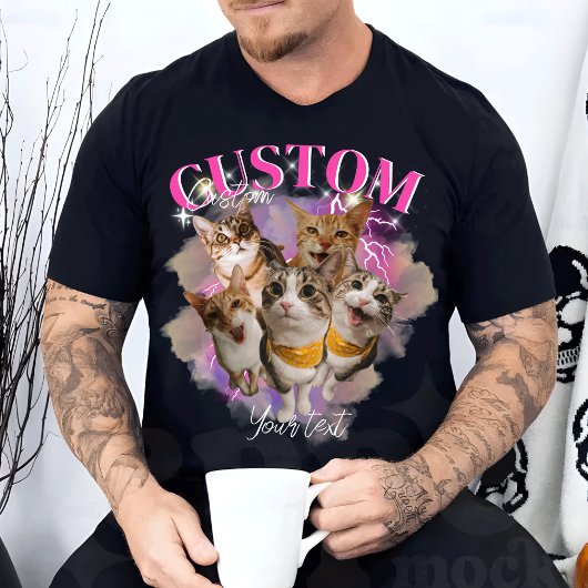 パーソナライズされたレトロヴィンテージおもしろいラップの Tシャツ