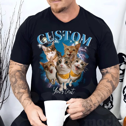 パーソナライズされたレトロヴィンテージおもしろいラップの Tシャツ