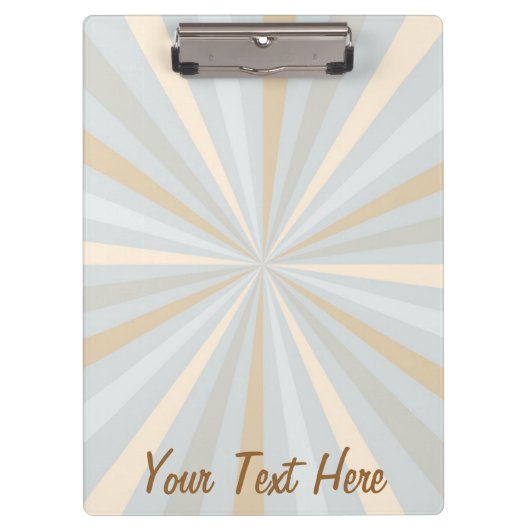 パーソナライズされたレトロヴィンテージ紡績輪 クリップボード (正面)