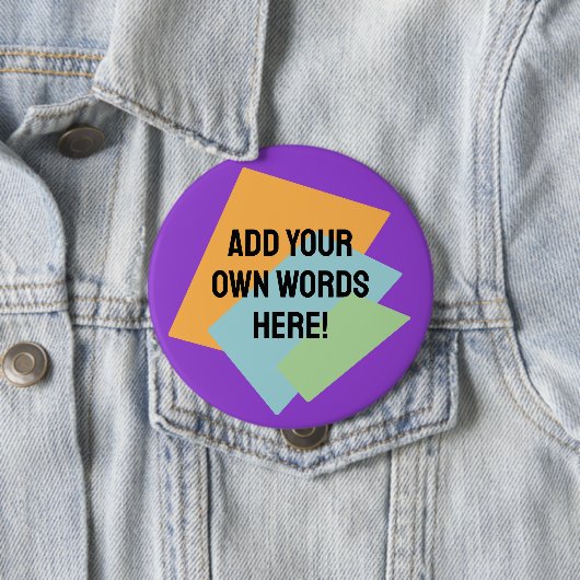 パーソナライズされたレトロ図形 缶バッジ (インサイチュ)