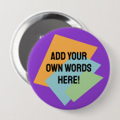 パーソナライズされたレトロ図形 缶バッジ (正面&裏面)