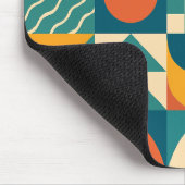 パーソナライズされたレトロ幾何カラフル マウスパッド (コーナー)