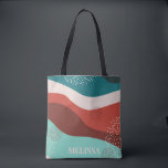 パーソナライズされたレトロ柄トートバッグ トートバッグ<br><div class="desc">この可愛くてレトロなエレガントデザインを自分の名前やイニシャルと共に上の「パーソナライズ」ボタンクリックでパーソナライズする</div>