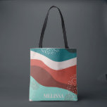 パーソナライズされたレトロ柄トートバッグ トートバッグ<br><div class="desc">この可愛くてレトロなエレガントデザインを自分の名前やイニシャルと共に上の「パーソナライズ」ボタンクリックでパーソナライズする</div>